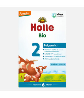 Holle Stage 2 Organic (Bio) Follow-On Infant Milk Formula  With DHA (600g)